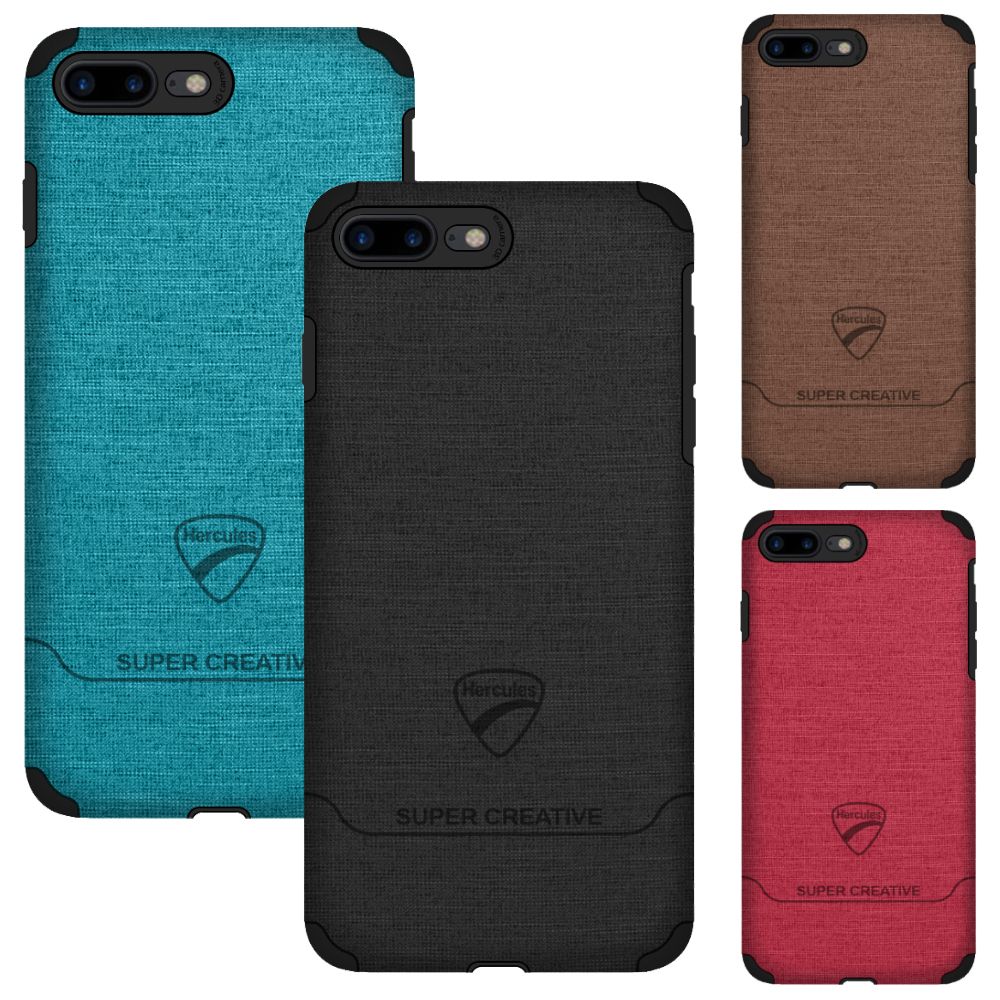 FitCase iPhone 7 Plus / 8 Plus Kılıf Super Fabric Arka Kapak