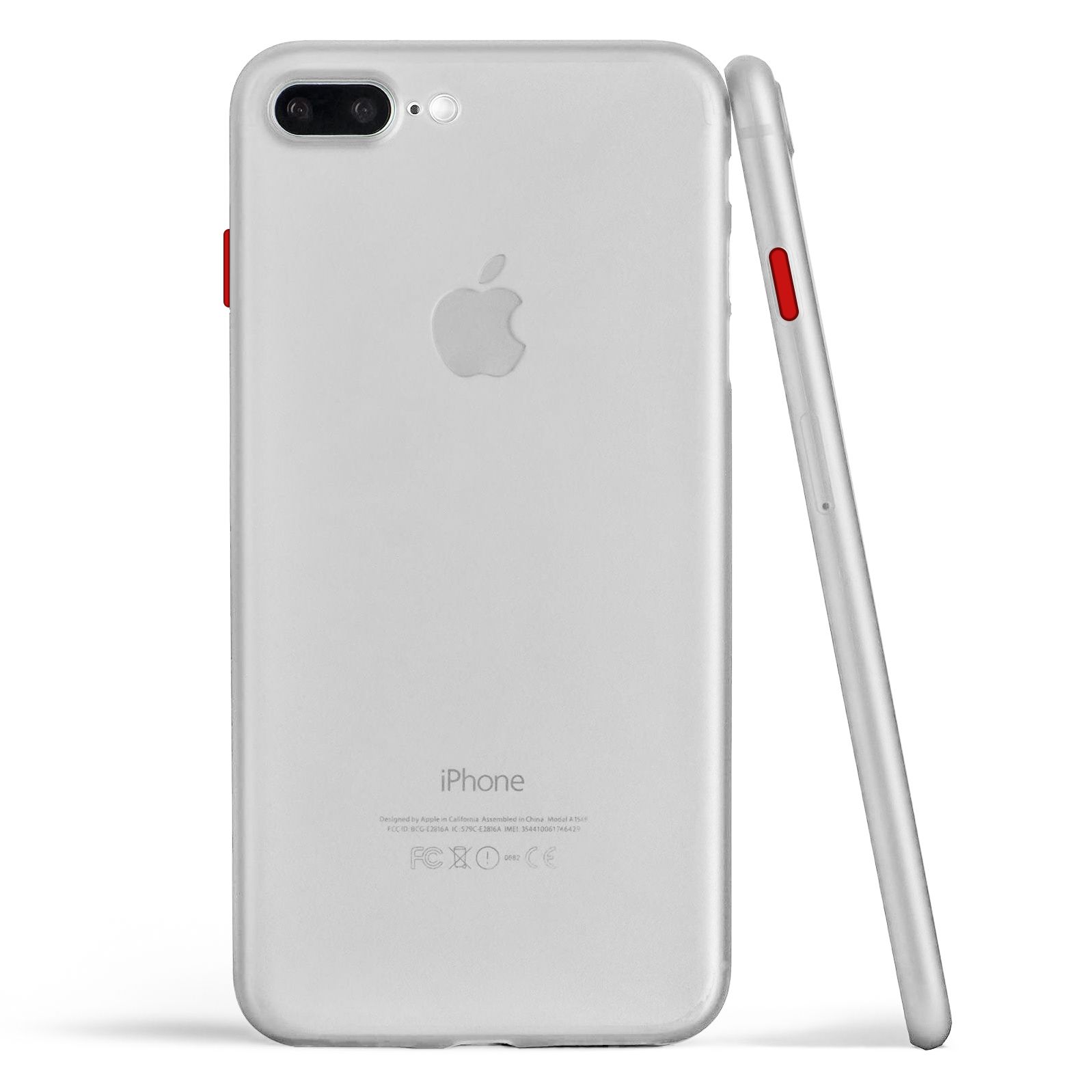 FitCase iPhone 7 Plus / 8 Plus Kılıf Ultra İnce PP Mat Kapak