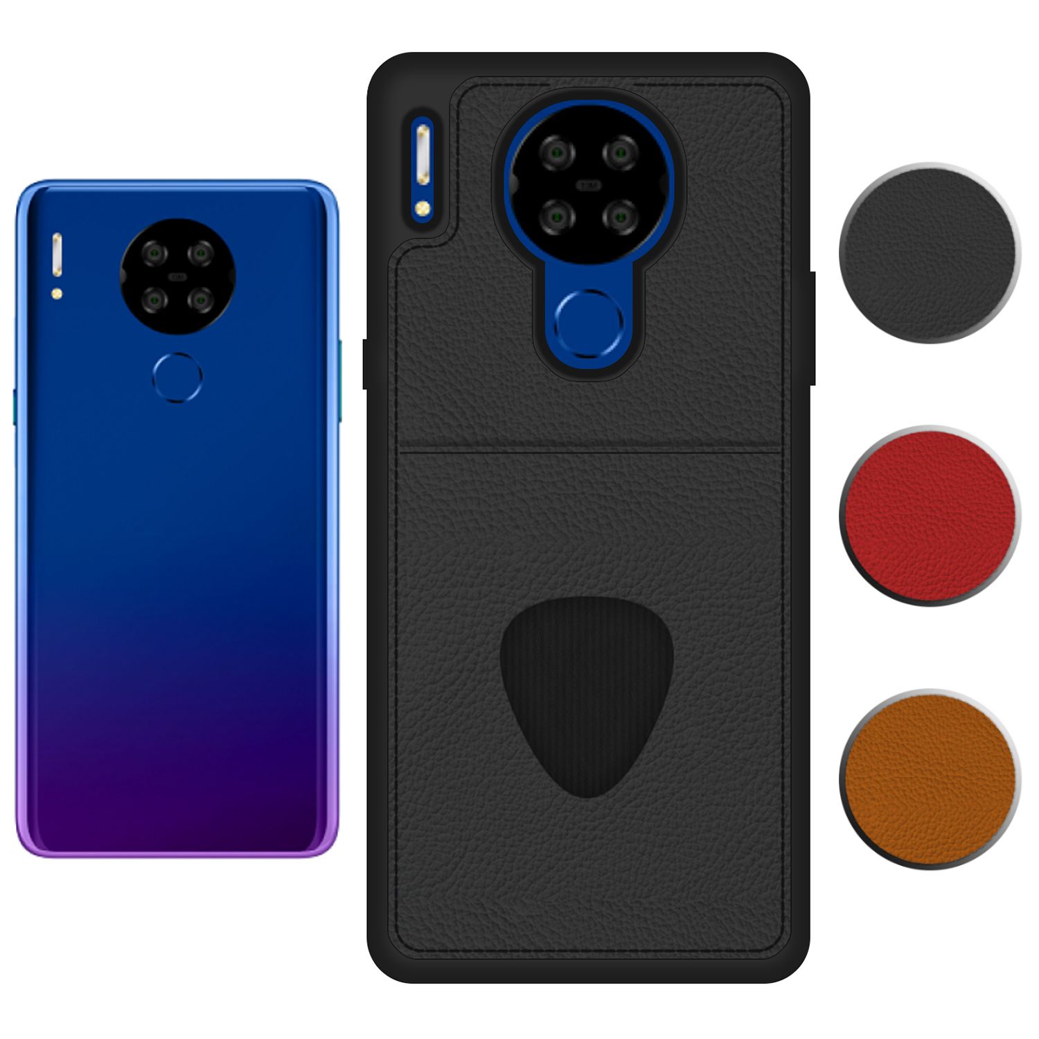 FitCase Reeder P13 Blue Max Lite Kılıf Proda Deri Tek Kartlık Cepli Kapak