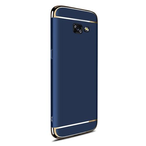 FitCase Samsung A3 2017 (A320) Golden Frame Arka Kapak Lacivert