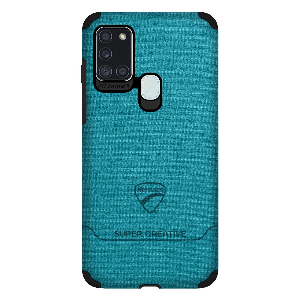 FitCase Samsung Galaxy A21s (A217) Kılıf Super Fabric Arka Kapak
