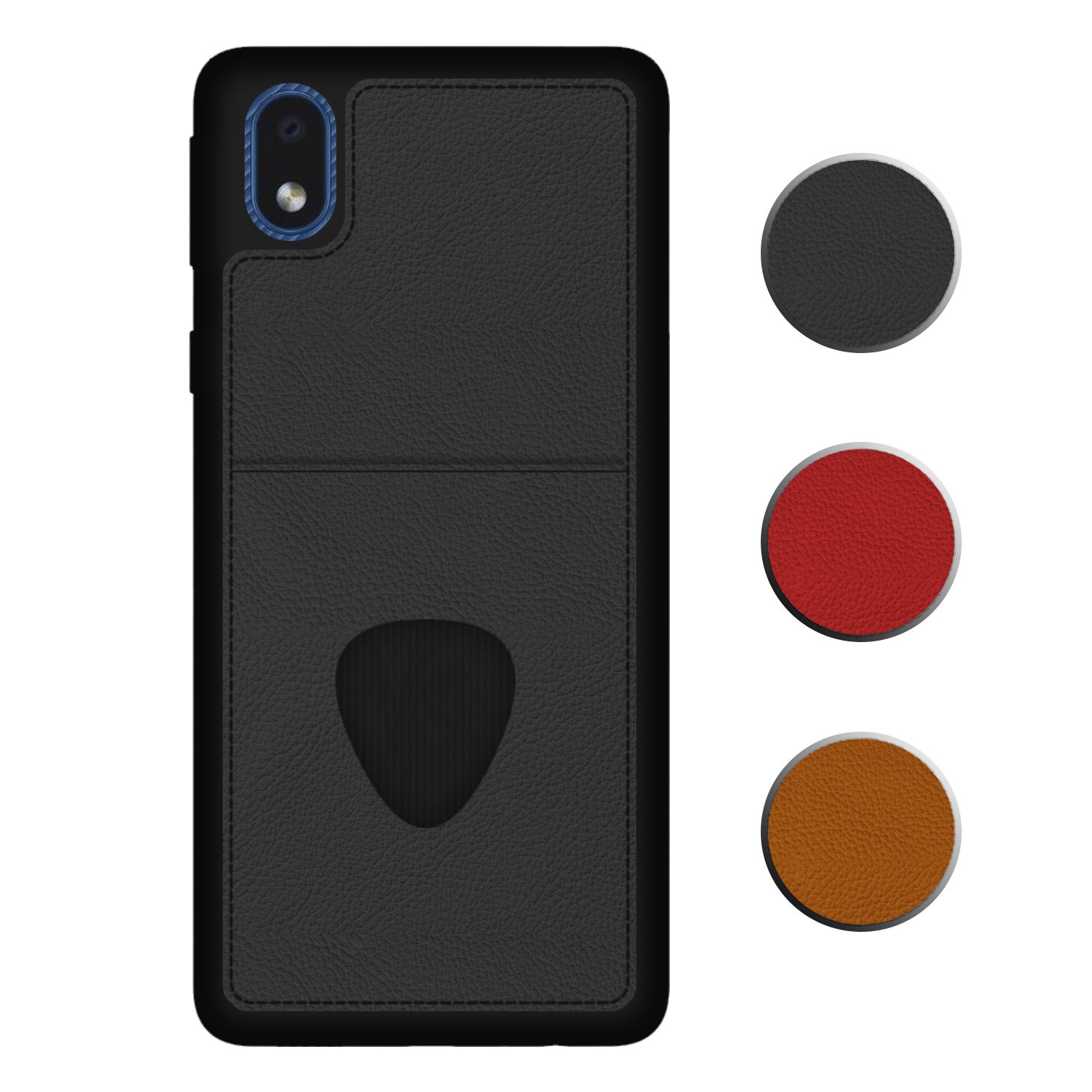 FitCase Samsung Galaxy A01 Core Kılıf Proda Deri Tek Kartlık Cepli Kapak