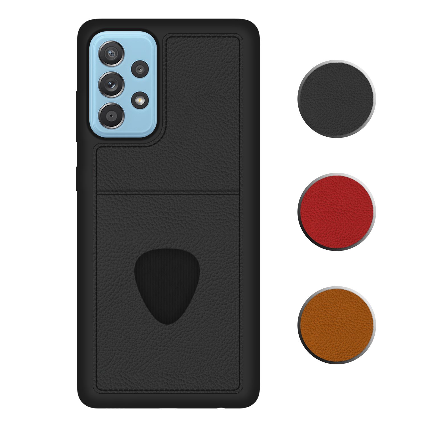 FitCase Samsung Galaxy A52 Kılıf Proda Deri Tek Kartlık Cepli Kapak