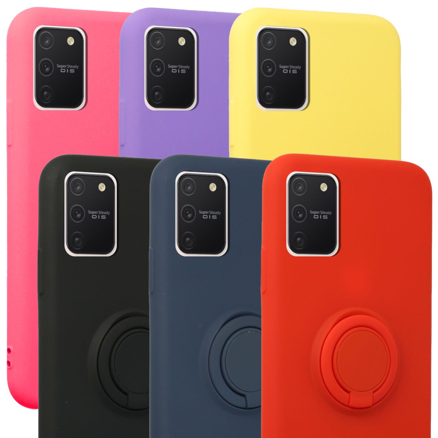 FitCase Samsung Galaxy S10 Lite Kılıf Viktor Ring Arka Kapak