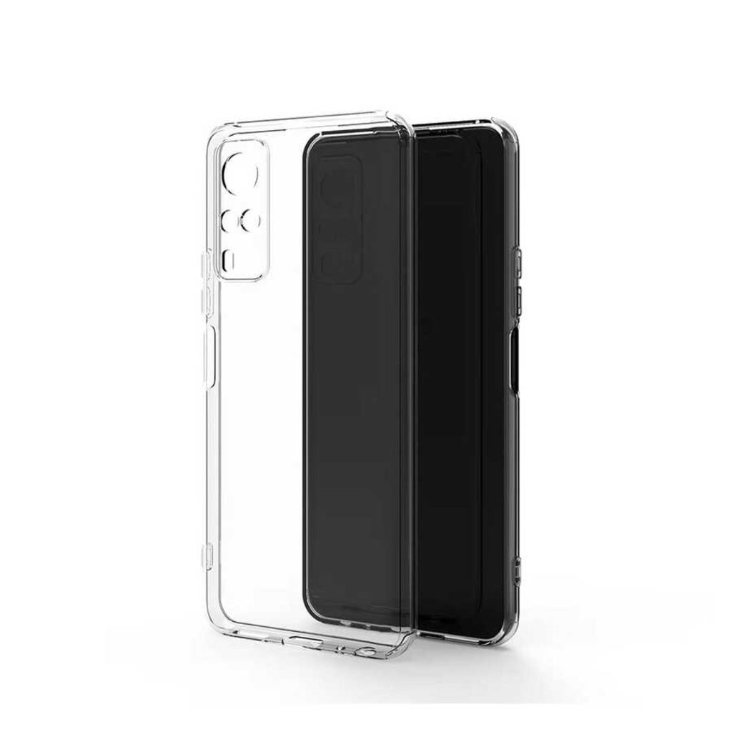 FitCase Vivo Y53s Kılıf Kamera Korumalı Silikon Şeffaf Arka Kapak