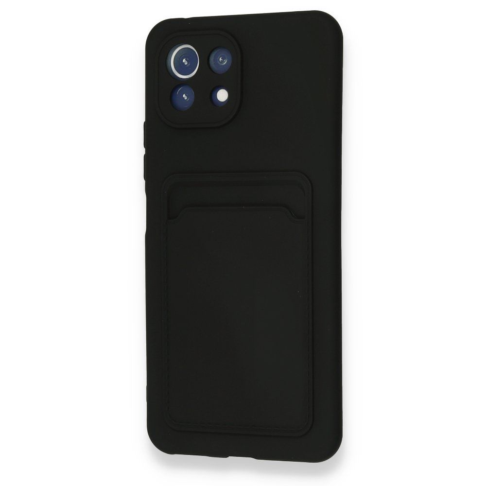 FitCase Xiaomi Mi 11 Lite Cardy Soft Kartlık Cepli Silikon Kapak