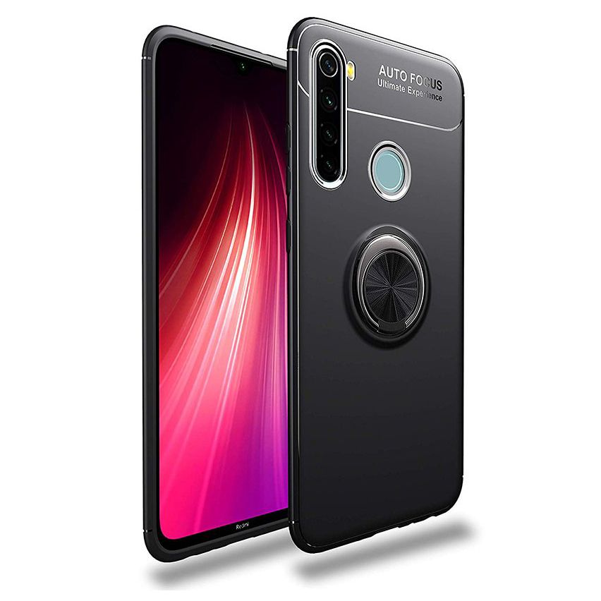 FitCase Xiaomi Redmi Note 8 Kılıf Auto Focus Ring Arka Kapak