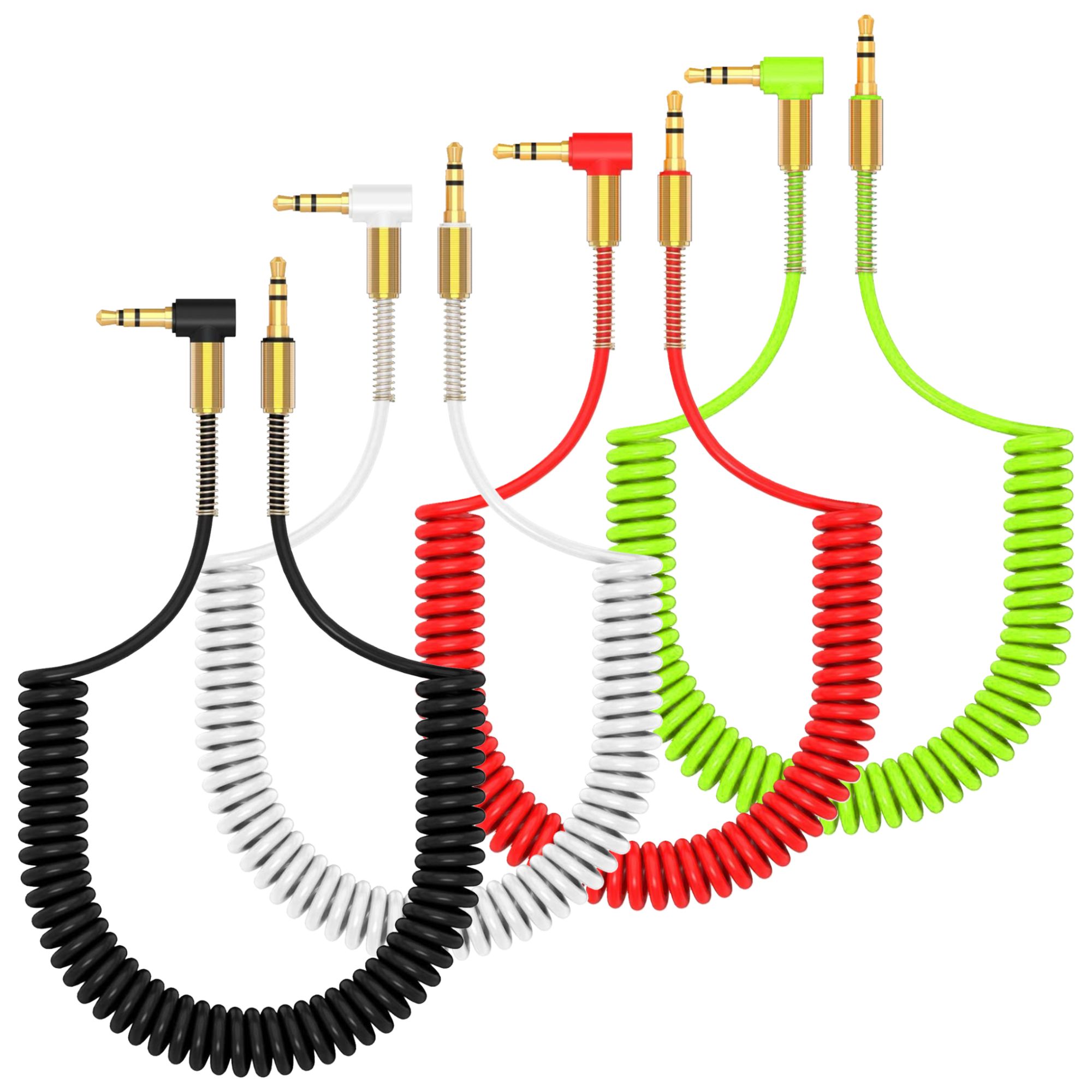 FitPlus Audio FT-AC36 3.5mm AUX Ses Kablosu Spiral 150cm
