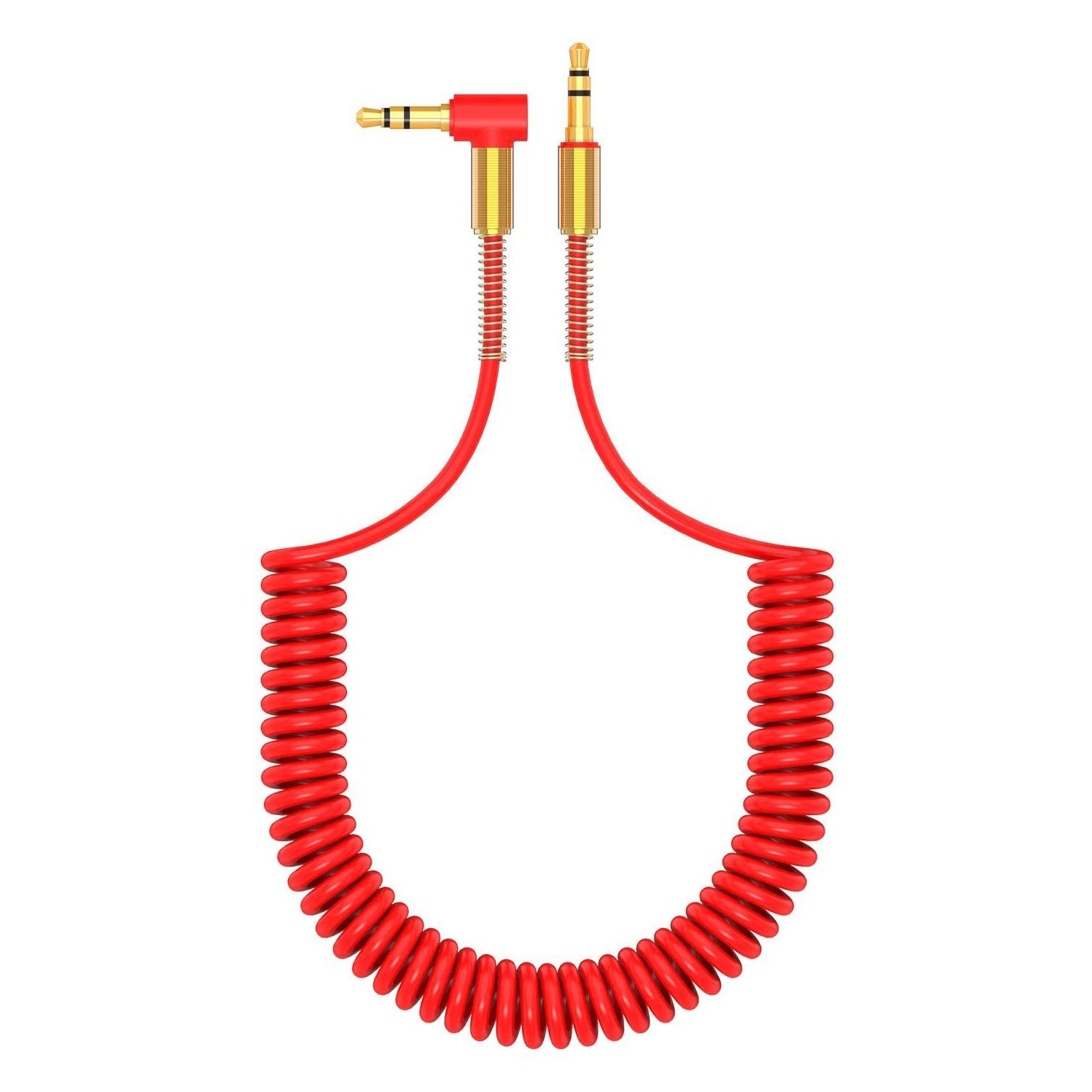 FitPlus Audio FT-AC36 3.5mm AUX Ses Kablosu Spiral 150cm