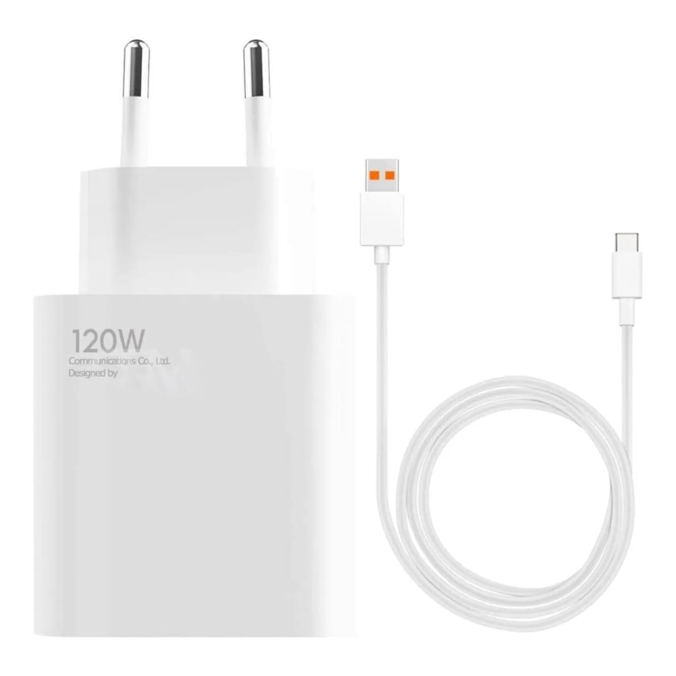 FitPlus MDY-12-ED Power Adapter 120W Şarj Aleti ve Type-C Kablo Set Beyaz