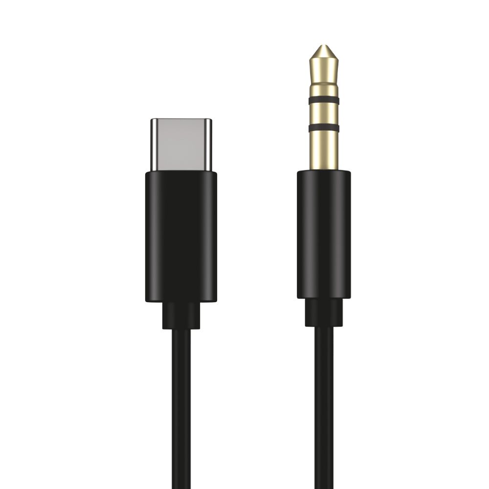 FitPlus Sound FP-030 Type-C to 3.5mm AUX Ses Kablosu 1mt