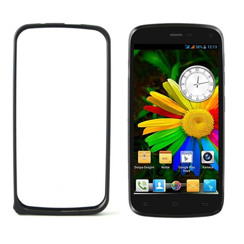 General Mobile Discovery E3 Bumper Çerçeve Kılıf Siyah