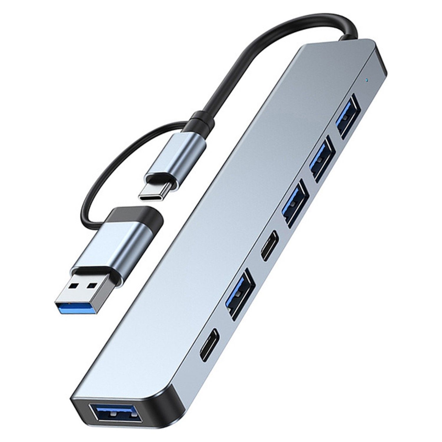 HEPU HP-B03 7in1 USB/Type-C HUB Çoklayıcı