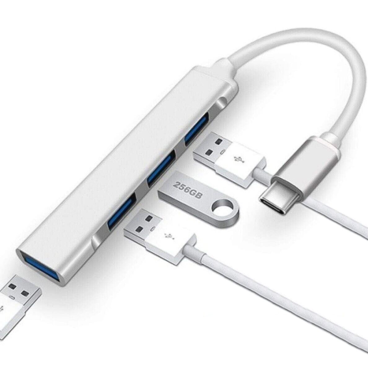 HEPU HP-B04 4in1 Type-C Girişli USB HUB Çoklayıcı