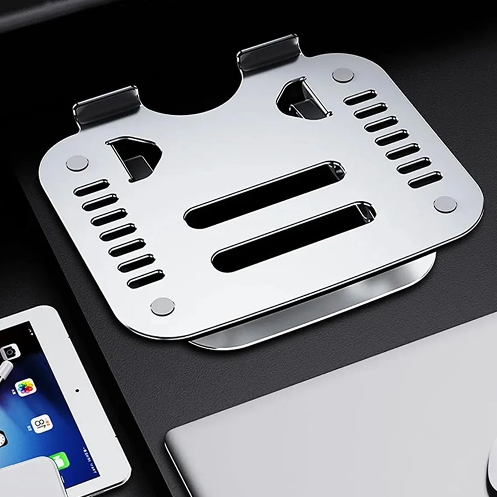 HEPU LT04 Alüminyum Katlanır Notebook Standı Ayarlı Laptop Metal Yükseltici Tutucu
