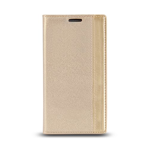 HTC One E8 Gizli Mıknatıslı Premium Magnum Kılıf Gold