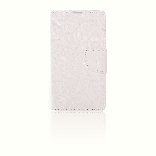 Huawei G610 Cüzdanlı ve Standlı Mercury Kılıf Beyaz