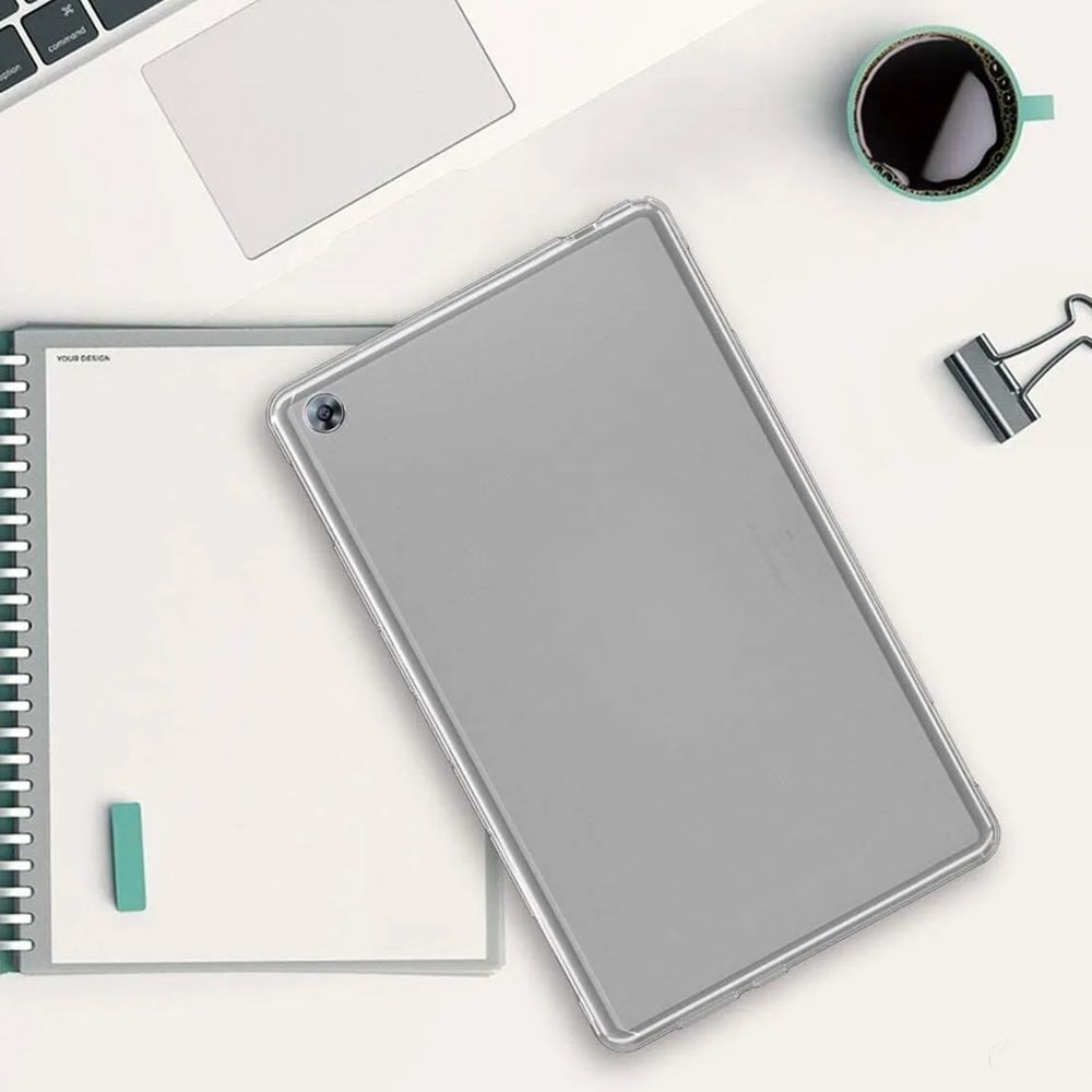 Huawei MatePad T10/T10S Kılıf Şeffaf Silikon Arka Kapak