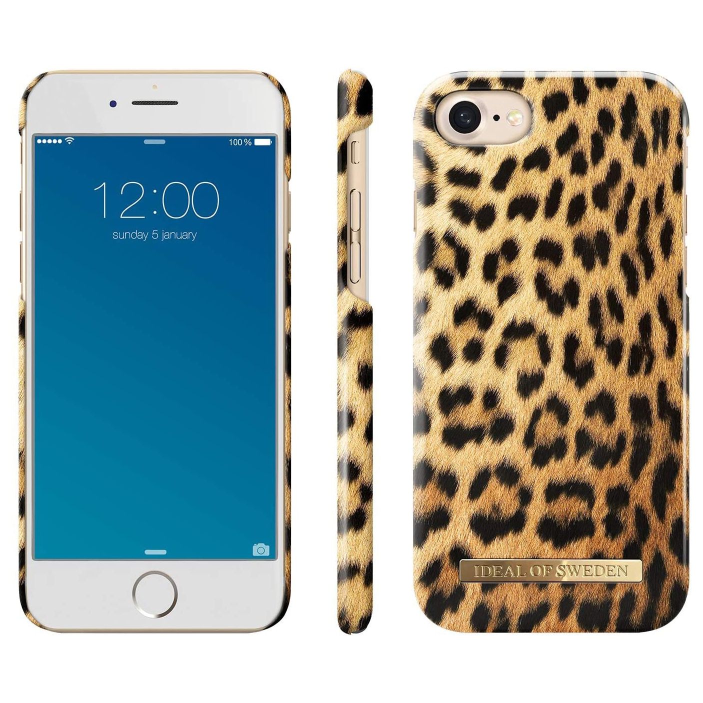iDeal of Sweden iPhone 7 / 8 Kılıf Wild Leopard Sert Arka Kapak