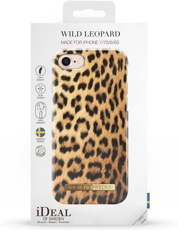 iDeal of Sweden iPhone 7 / 8 Kılıf Wild Leopard Sert Arka Kapak