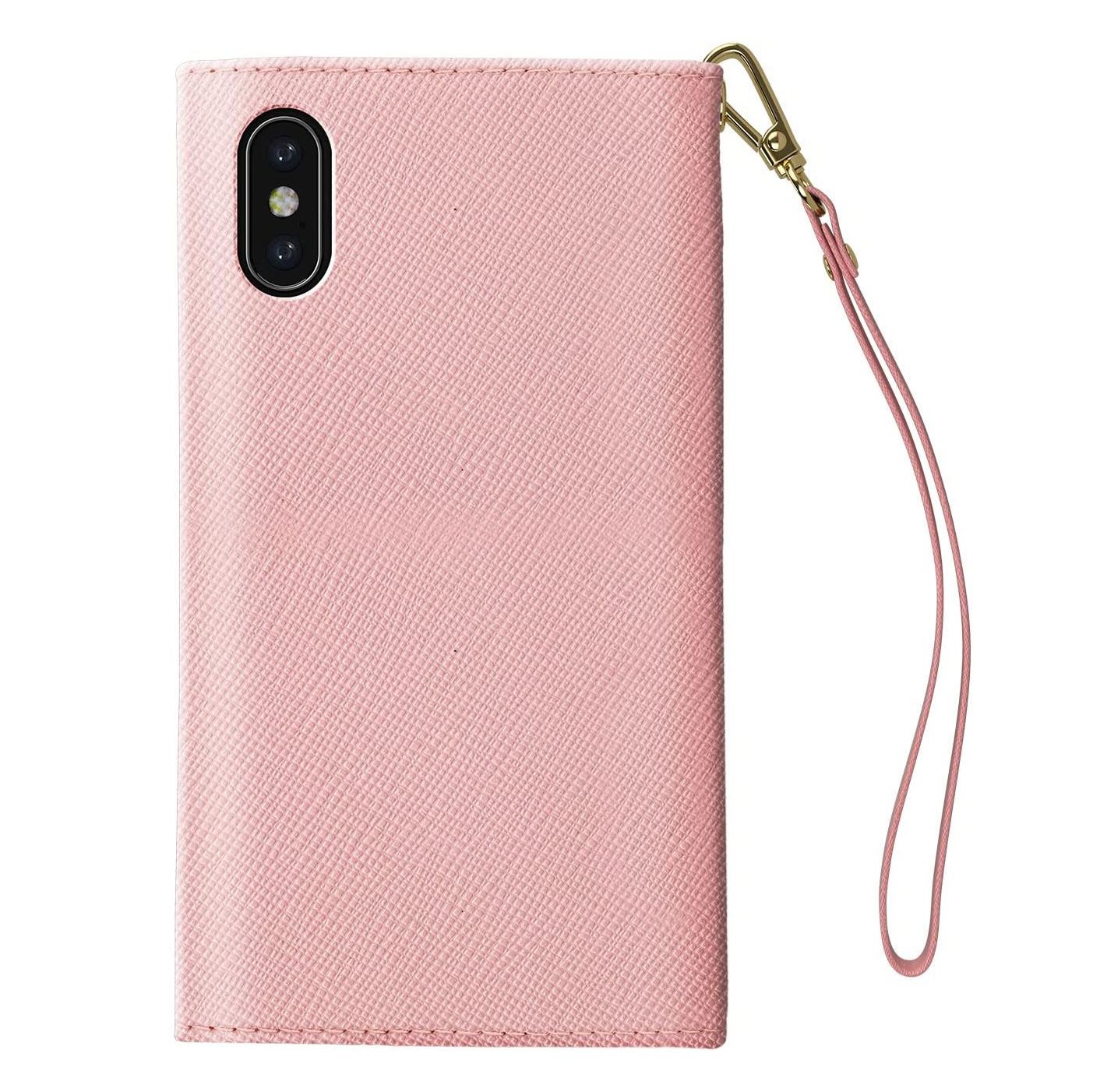 iDeal of Sweden iPhone X / XS Mayfair Clutch Cüzdanlı Kılıf Pembe
