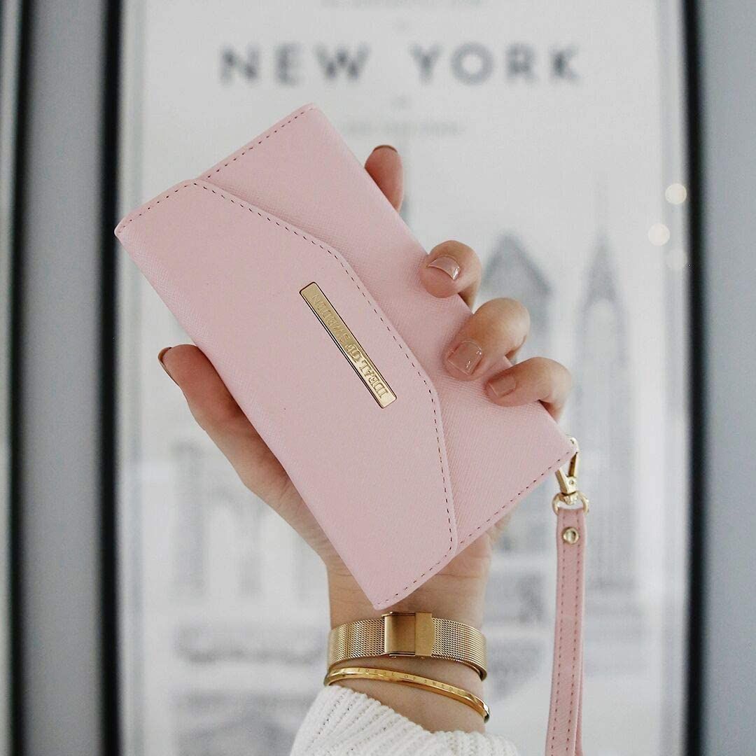 iDeal of Sweden iPhone X / XS Mayfair Clutch Cüzdanlı Kılıf Pembe