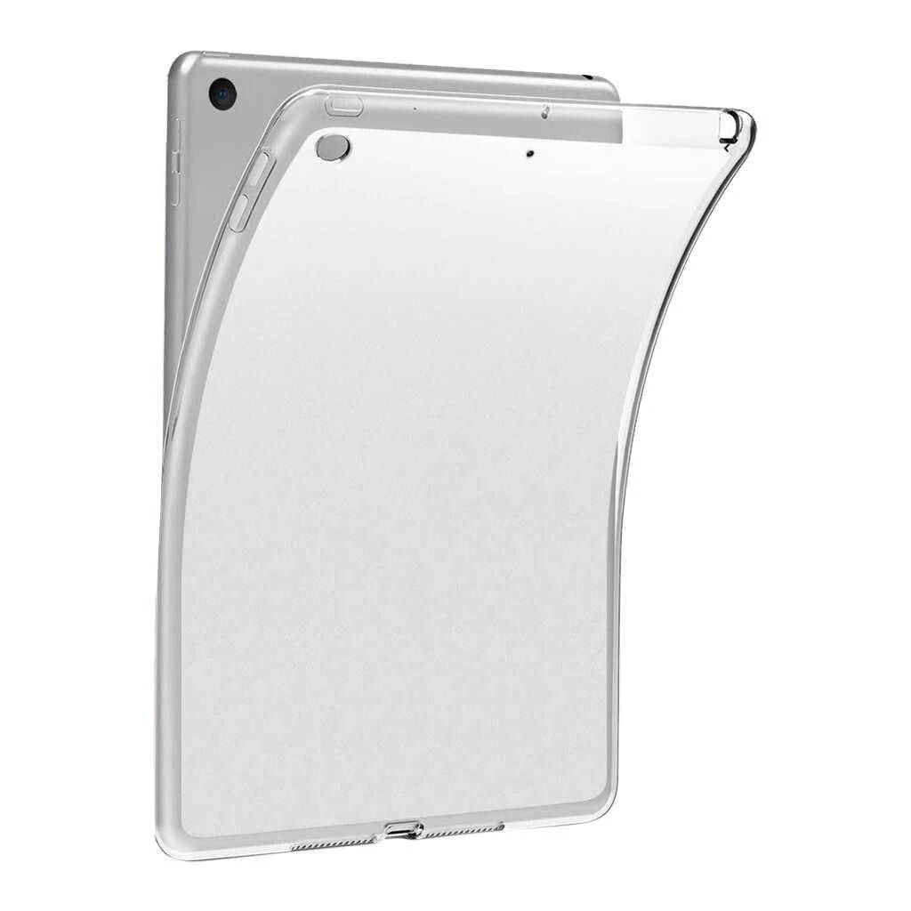 iPad 7 10.2' Kılıf Şeffaf Silikon Arka Kapak