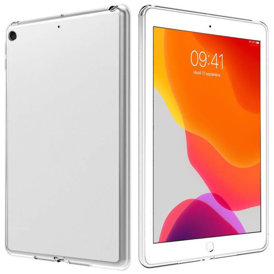 iPad 7 10.2' Kılıf Şeffaf Silikon Arka Kapak