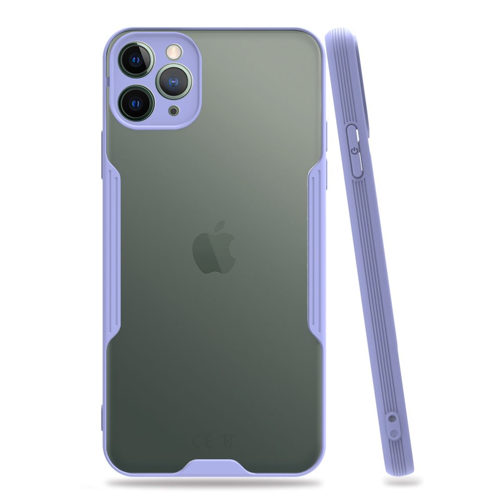 iPhone 11 Pro Max Kılıf Platin Matte Silikon Arka Kapak