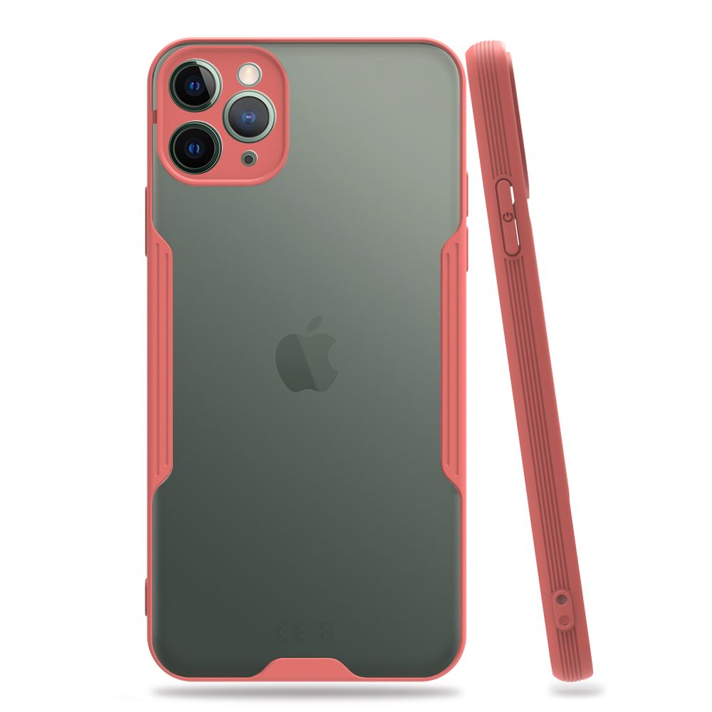 iPhone 11 Pro Max Kılıf Platin Matte Silikon Arka Kapak