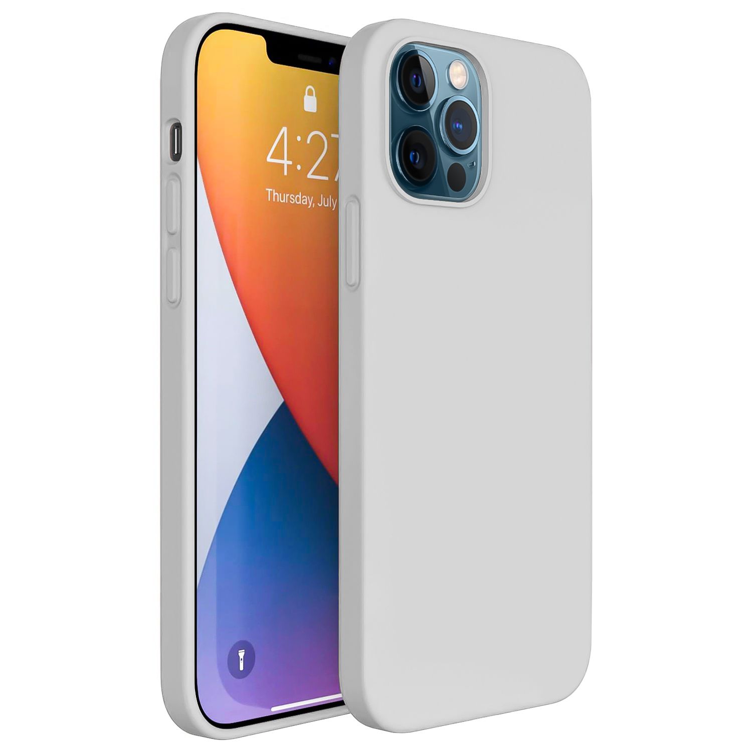 iPhone 12 / 12 Pro Kılıf FitCase PremiumS Silikon Arka Kapak