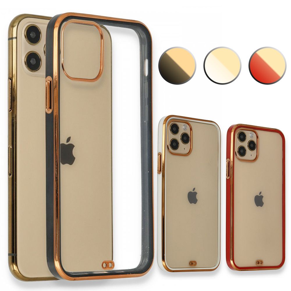 iPhone 12 / 12 Pro Kılıf Liva Lazer Silikon Kapak