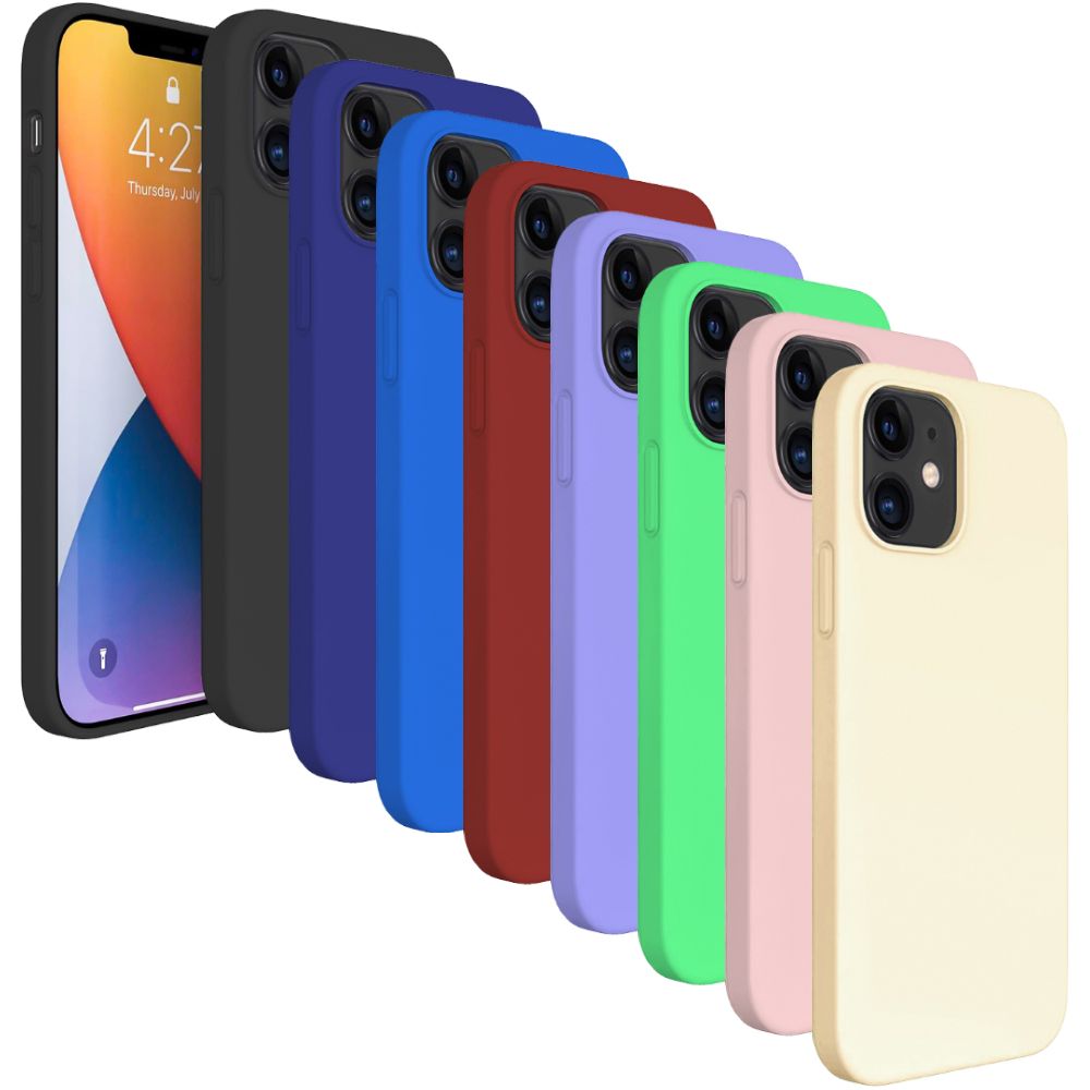 iPhone 12 Mini Kılıf FitCase PremiumS Silikon Arka Kapak