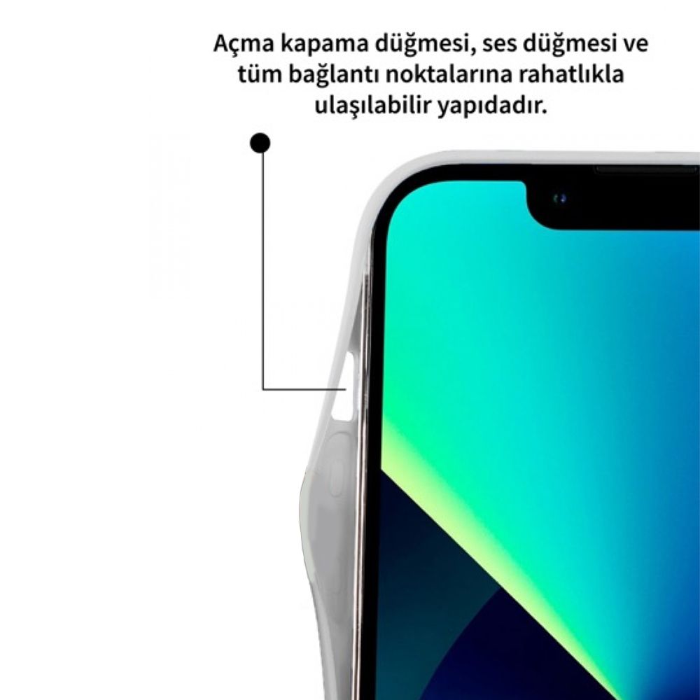 iPhone 13 Dapper Seri Kamera Korumalı Airbag Kapak