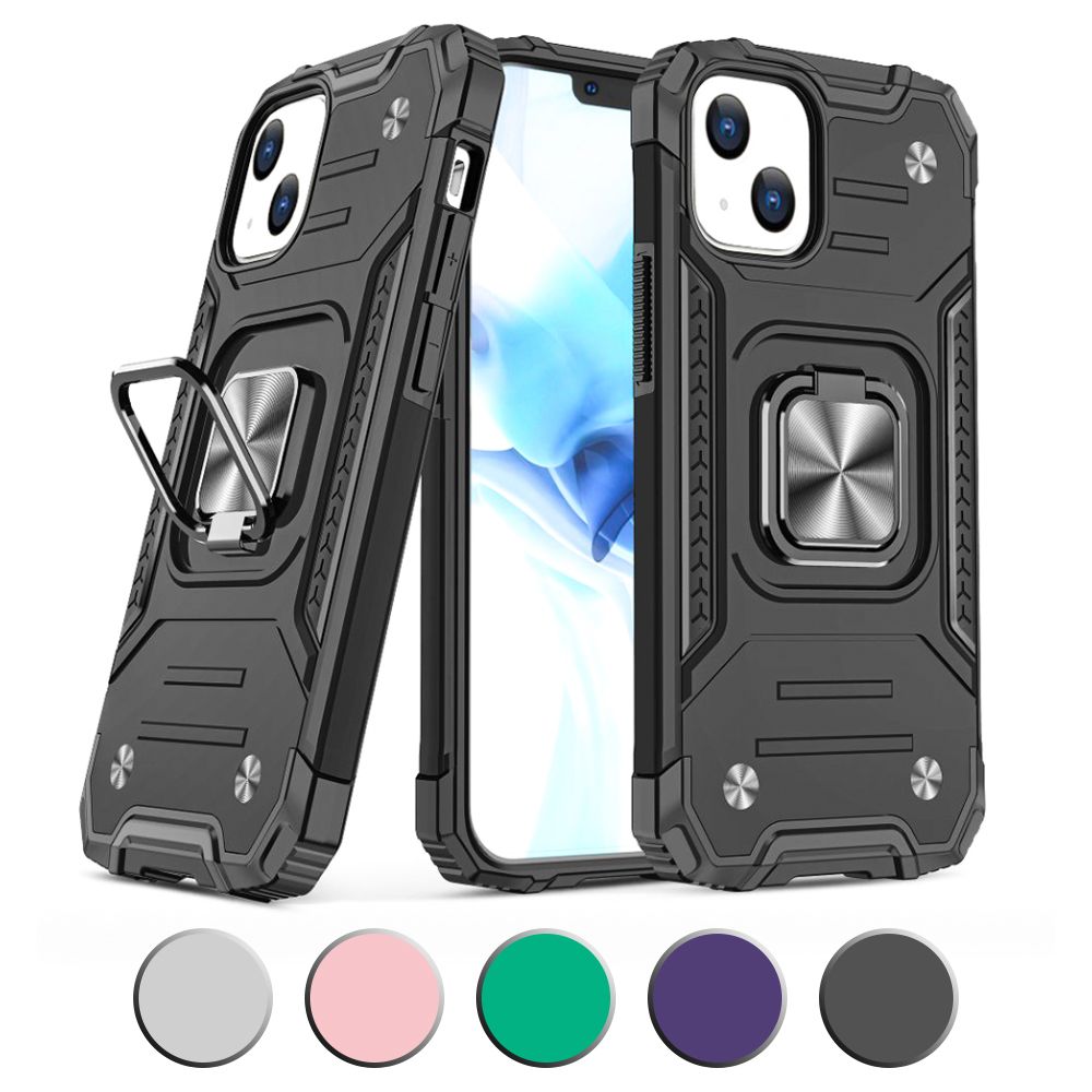 iPhone 13 Mini Kılıf Kickstand Ring Tam Koruma Kapak