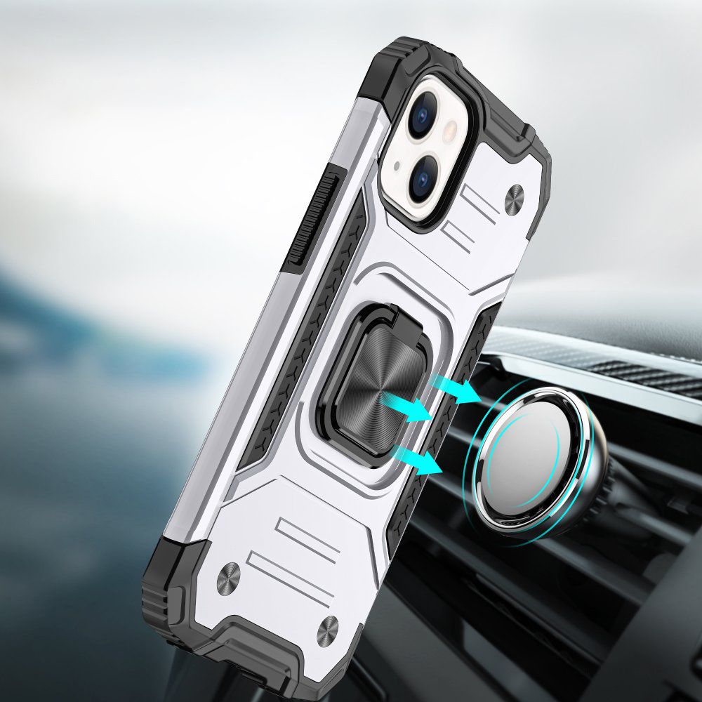 iPhone 13 Mini Kılıf Kickstand Ring Tam Koruma Kapak