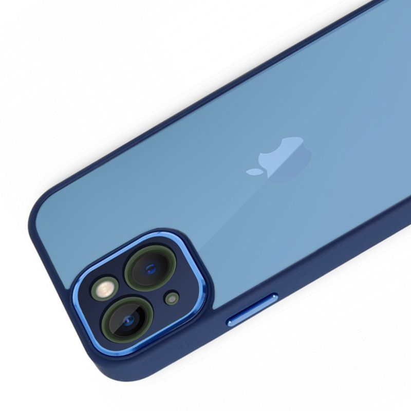 iPhone 14 Plus Kılıf Freya Lazer Lens Kamera Çerçeveli Silikon Kapak