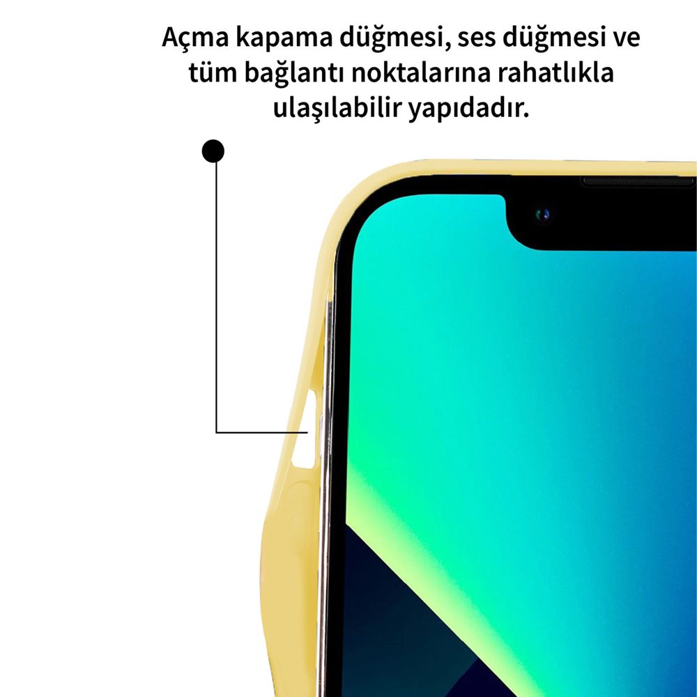 iPhone 14 Pro Dapper Seri Kamera Korumalı Airbag Kapak
