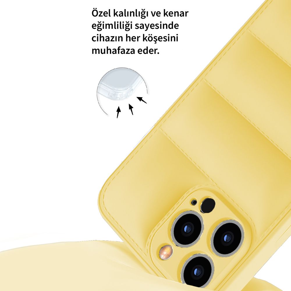 iPhone 14 Pro Dapper Seri Kamera Korumalı Airbag Kapak