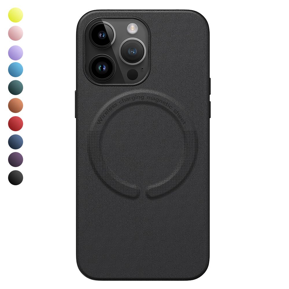 iPhone 14 Pro Magsafe Özellikli Leather Deri Kılıf
