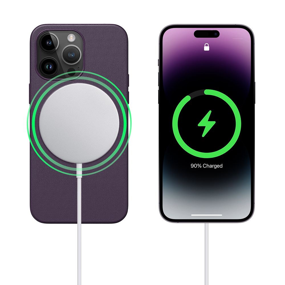 iPhone 14 Pro Magsafe Özellikli Leather Deri Kılıf