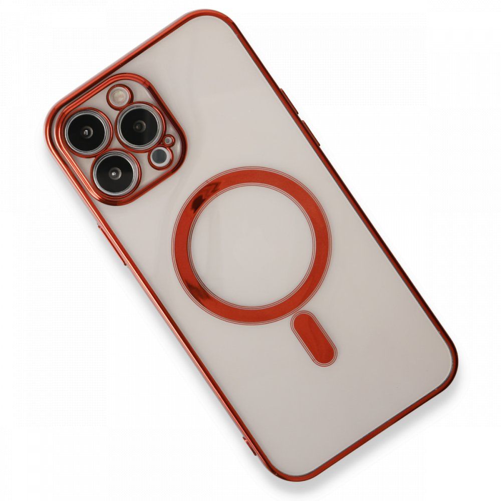 iPhone 14 Pro Max Kılıf Magsafe Özellikli Lazer Silikon Kapak