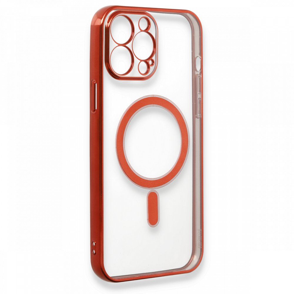 iPhone 14 Pro Max Kılıf Magsafe Özellikli Lazer Silikon Kapak