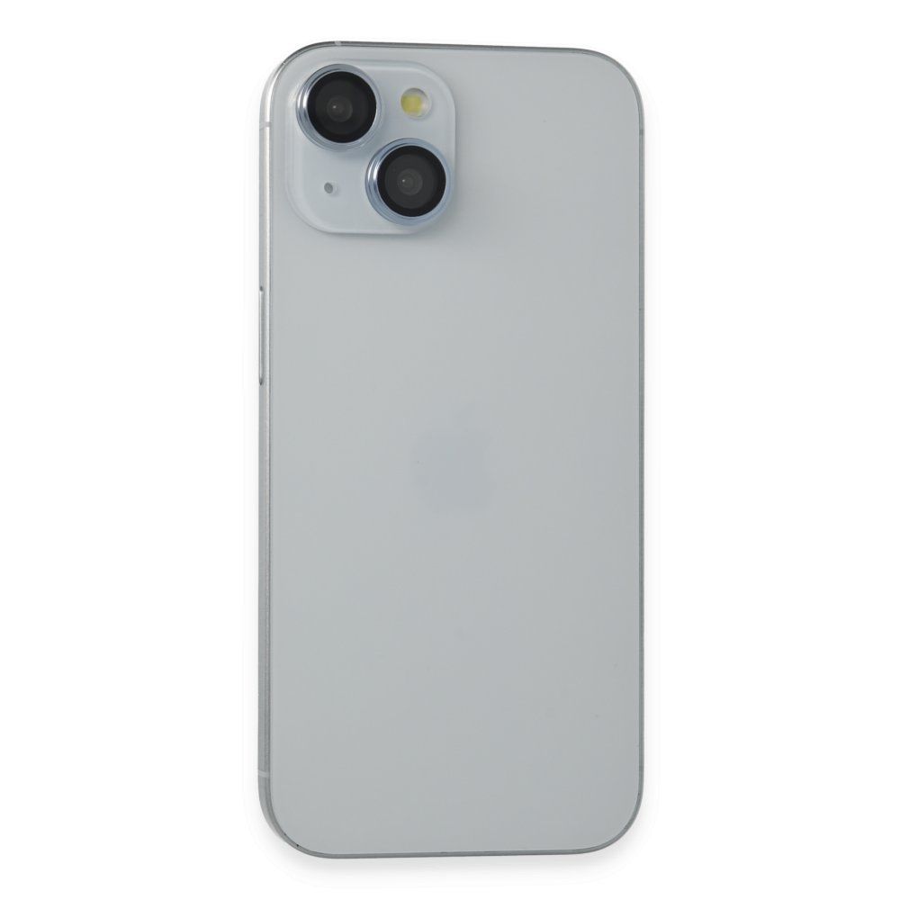 iPhone 15 / iPhone 15 Plus PVD Metal Kamera Lens Koruyucu 2li Set