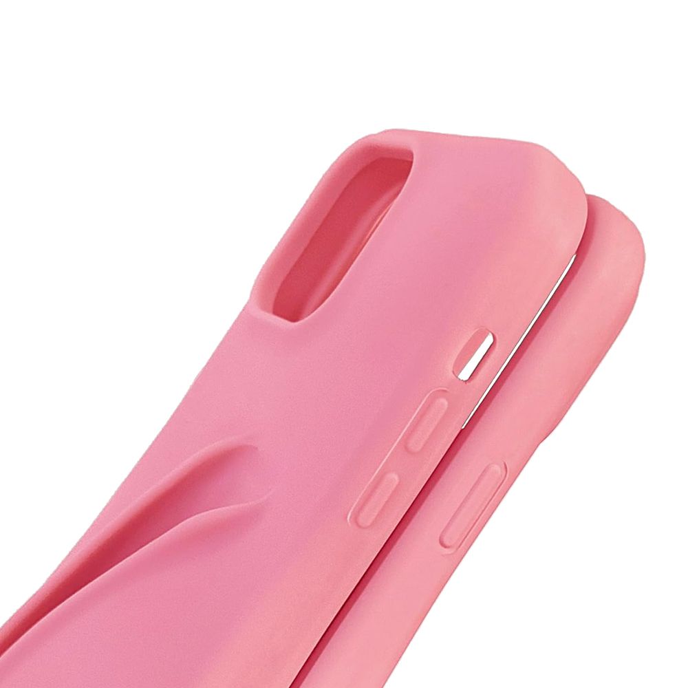 iPhone 15 Pro Max Kılıf Lips Seri Silikon Kapak Lip Gloss Uyumlu