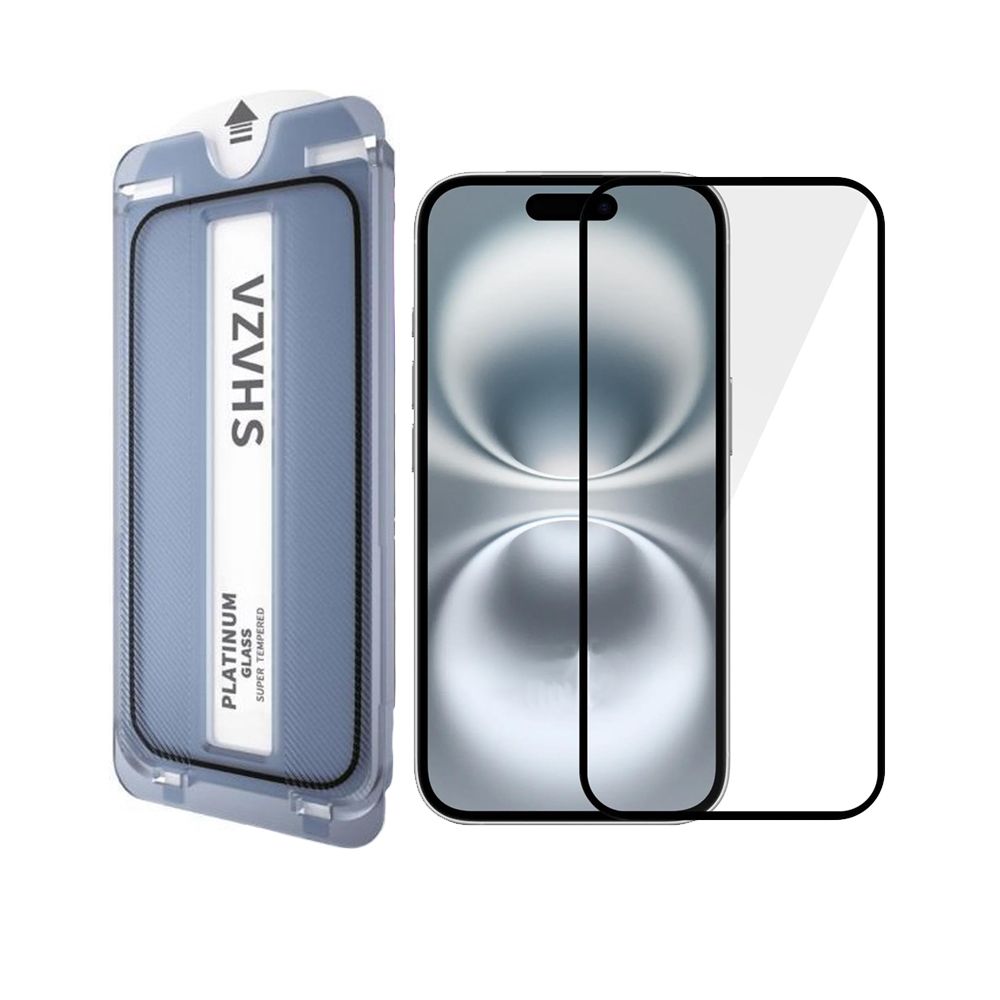 iPhone 16 Plus Kolay Uygulama Aparatlı 5D Magic Box 2li Cam Ekran Koruyucu