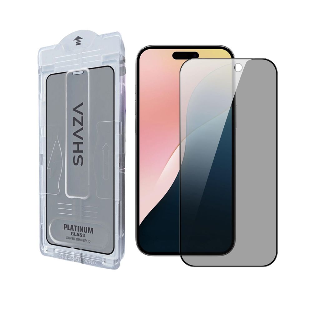 iPhone 16 Plus Kolay Uygulama Aparatlı 5D Magic Box 2li Hayalet Privacy Cam Ekran Koruyucu