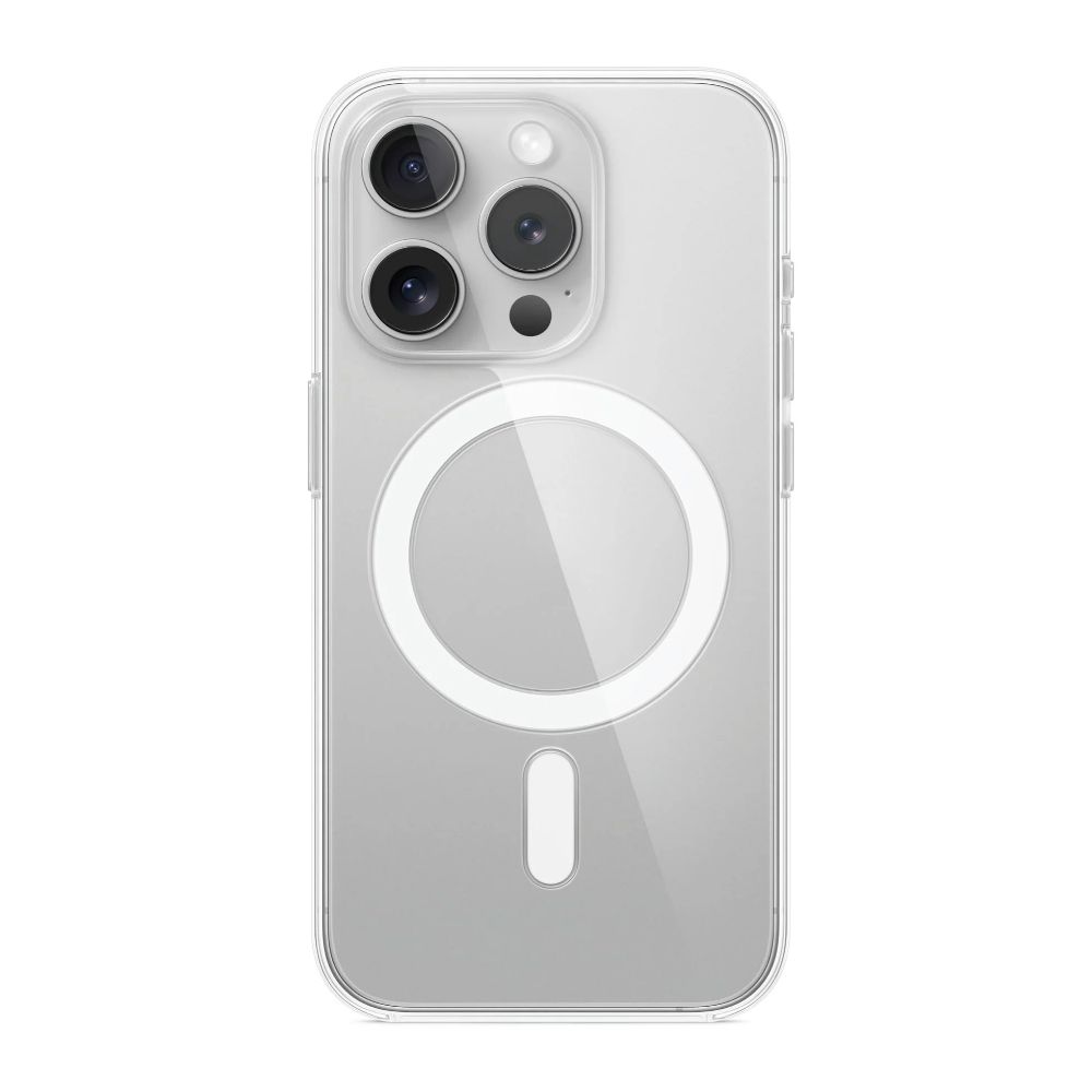 iPhone 16 Pro Max Kılıf Magsafe Özellikli Şeffaf Silikon Kapak