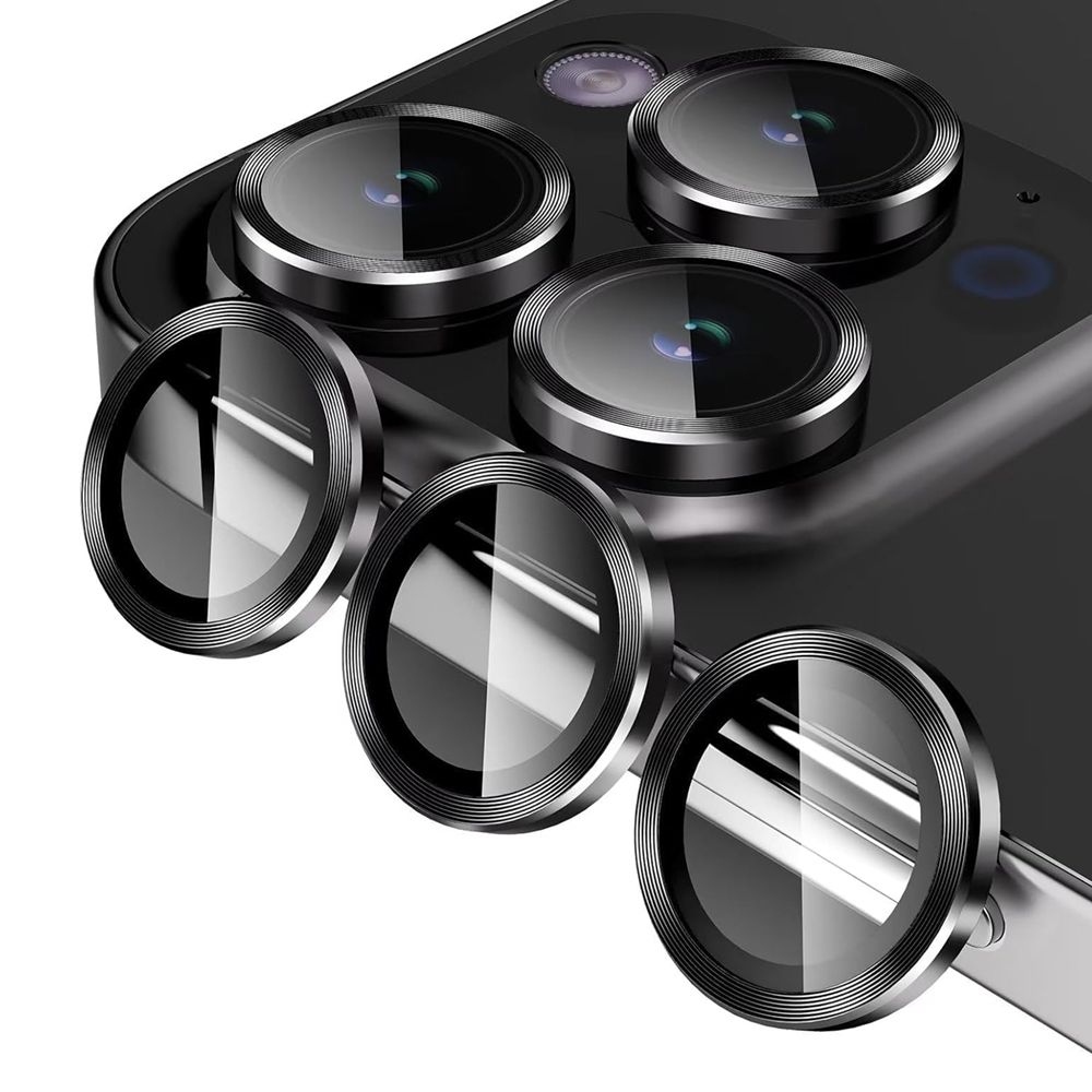iPhone 16 Pro Max Titan Metal Kamera Lens Koruyucu 3lü Set