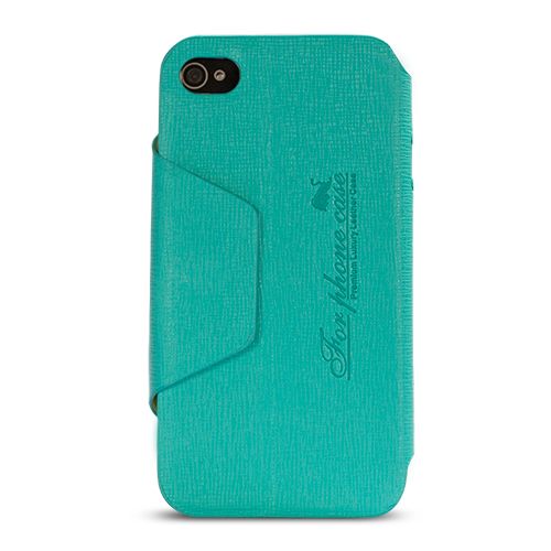 iPhone 4S KAIYUE Tam Camlı Cüzdan ve Standlı Kılıf